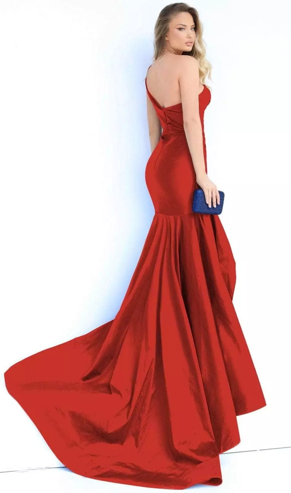 Tarik Ediz - 50867 One-Shoulder Sweetheart Neck Slit Mermaid Gown 4 Tarik Ediz - 50867 One-Shoulder Sweetheart Neck Slit Mermaid Gown - Image 2