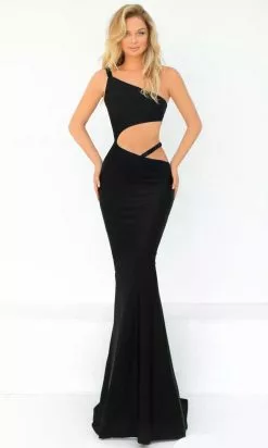 Tarik Ediz - 51004 Fitted Trumpet Evening Dress
