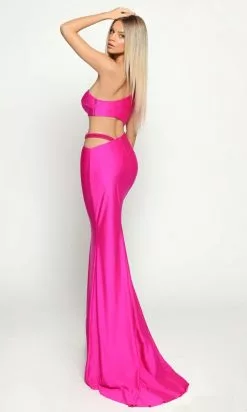 Tarik Ediz - 51004 Fitted Trumpet Evening Dress -Wedding Dresses shop online tarik ediz 51004 fitted trumpet evening dress pro 29564463186003