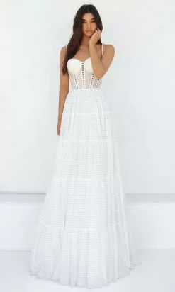 Tarik Ediz - 51023 A-Line Tiered Evening Dress
