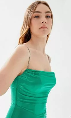 Tarik Ediz 52057 - Beaded Strap Sheath Prom Gown -Wedding Dresses shop online tarik ediz 52057 beaded strap sheath prom gown prom dresses 31446280699987