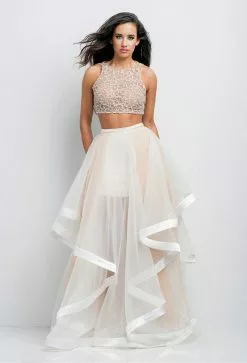 Terani Couture - DL300 Two Piece Embellished A-line Dress