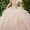Vizcaya By Mori Lee - 89283 Embroidered Sweetheart Sparkle Tulle Ballgown -Wedding Dresses shop online vizcaya by mori lee 89283 embroidered sweetheart sparkle tulle ballgown quinceanera dresses 0 champagne blush 14550344171603